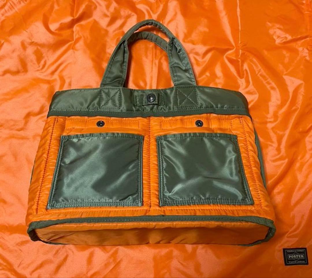 PORTER ポーター タンカートートバッグ 希少色セージグリーン