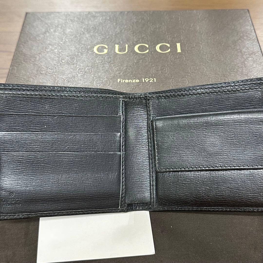 超良品‼️ グッチ　GUCCI 財布　二つ折り　折り財布　シェリーライン