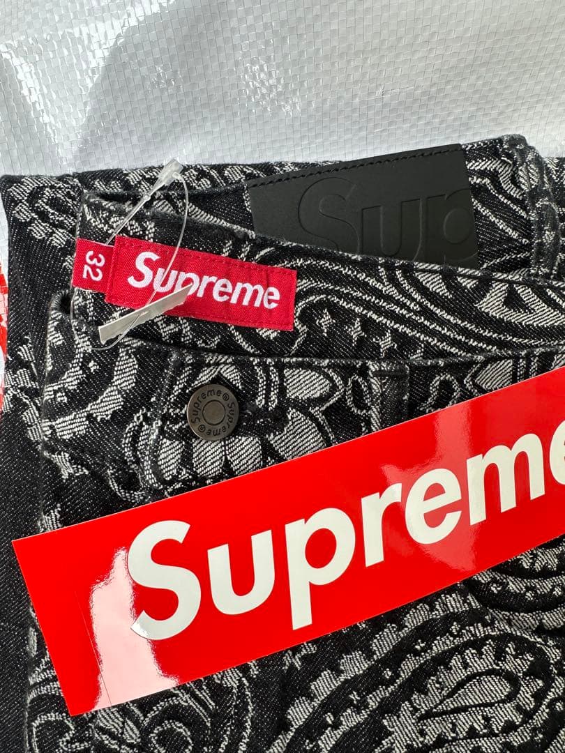 Supreme Bandana Jacquard Baggy Jeanサイズ32