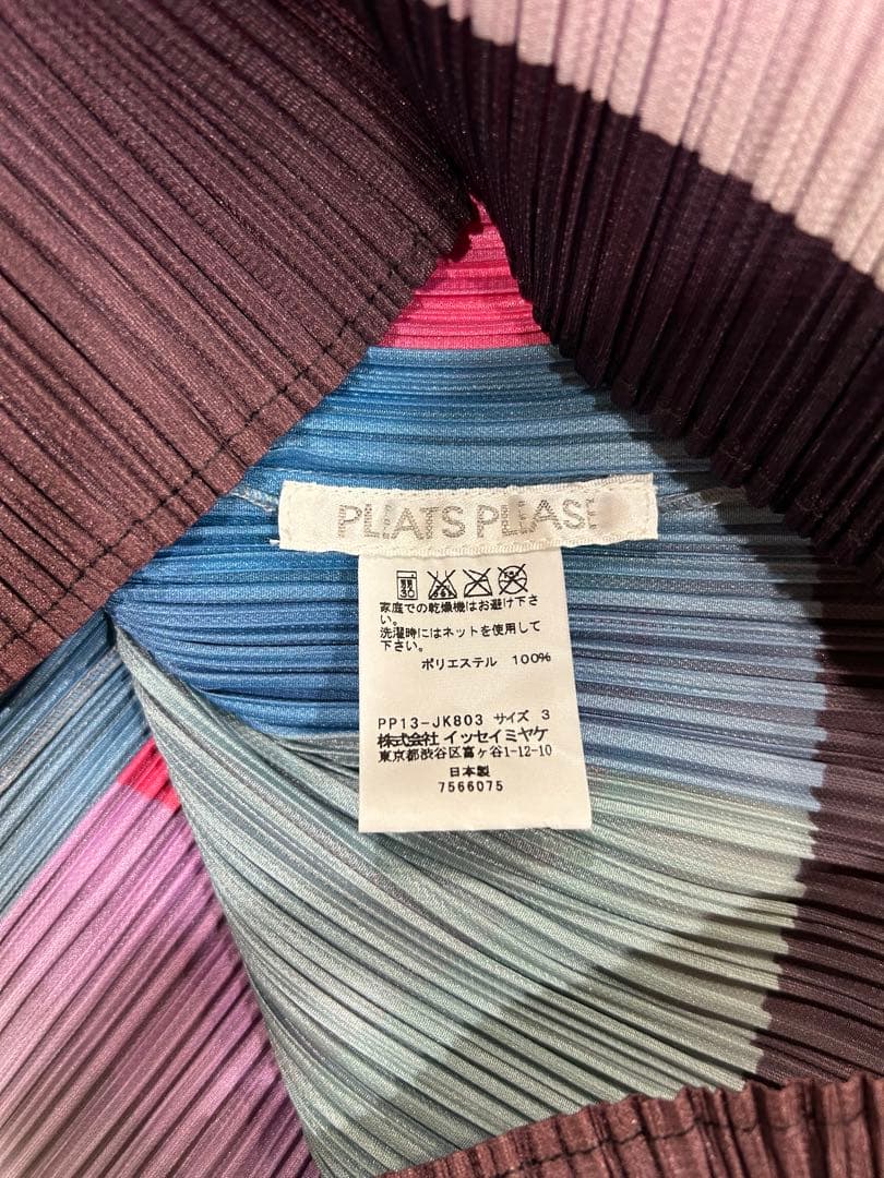 ⭐️本日限定価格⭐️レアなマルチカラープリーツプリーズタグ付き極美品⭐️