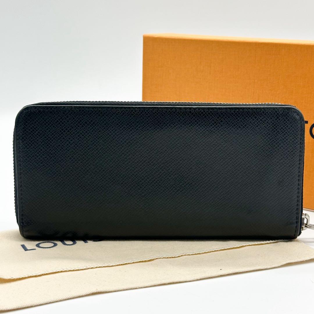 新型 ルイヴィトン ジッピーウォレット ヴェルティカル タイガ ブラック レザー
