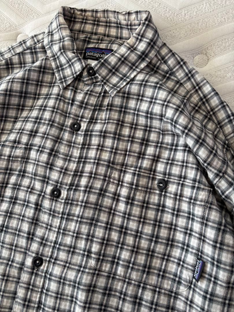 F8 patagonia チェックシャツ S オンブレ シャドー noroll