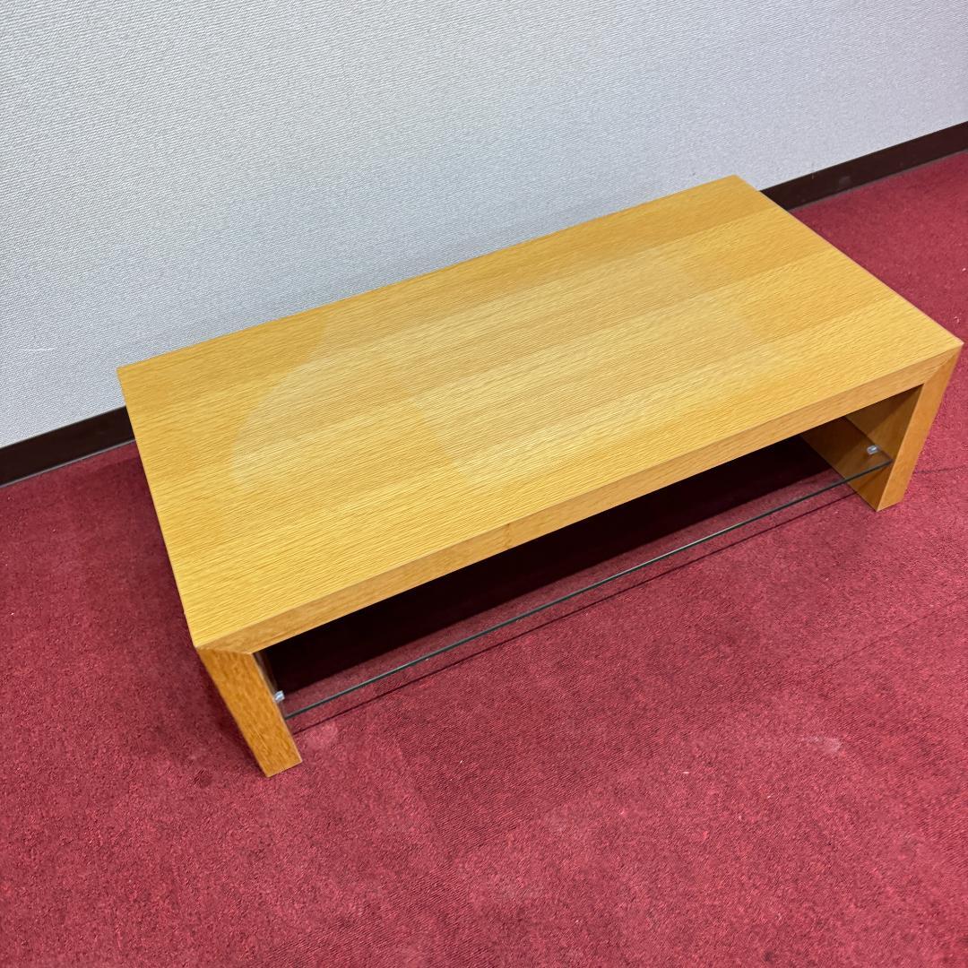 東京23区送料無料フライミーノワール「マリーニ」オーク材センターテーブル