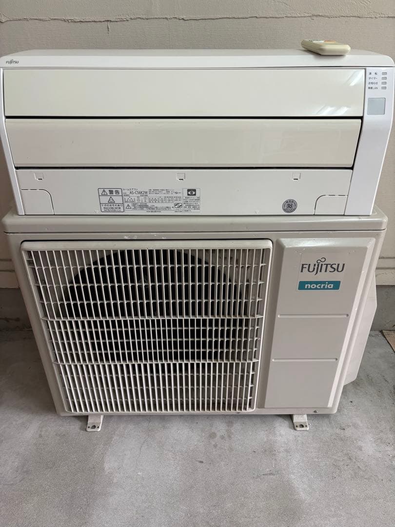 分解洗浄済☆取付込！富士通 ノクリアAS-C56K2W エアコ　15～23畳