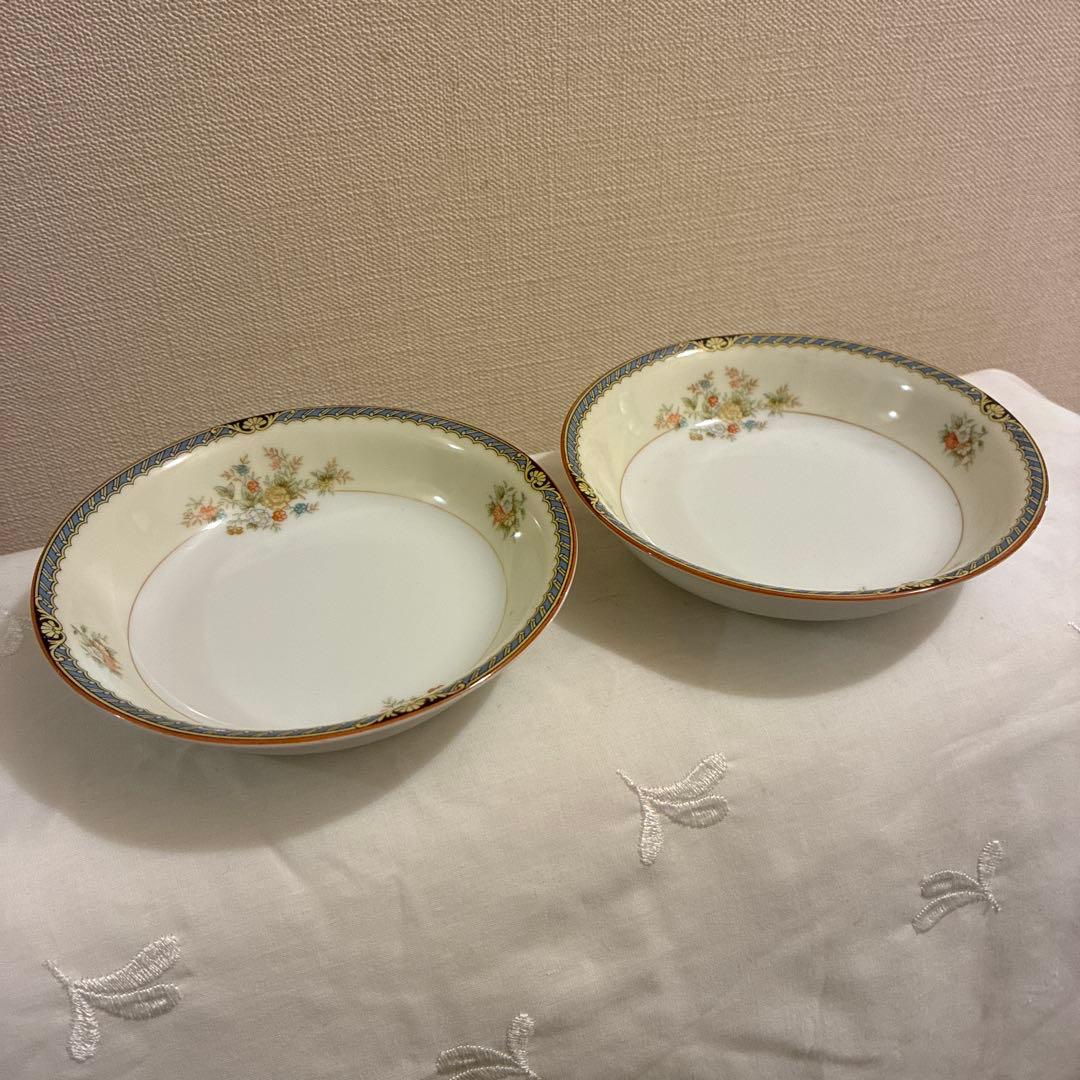 オールドノリタケ　昭和中期　小皿4枚セット　(プレート　洋食器)