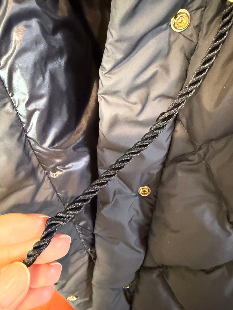 【美品】WoolrichエリスケープダウンポンチョSMブラック