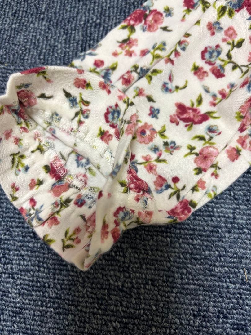 Tunic 花柄 コットン パジャマ2枚