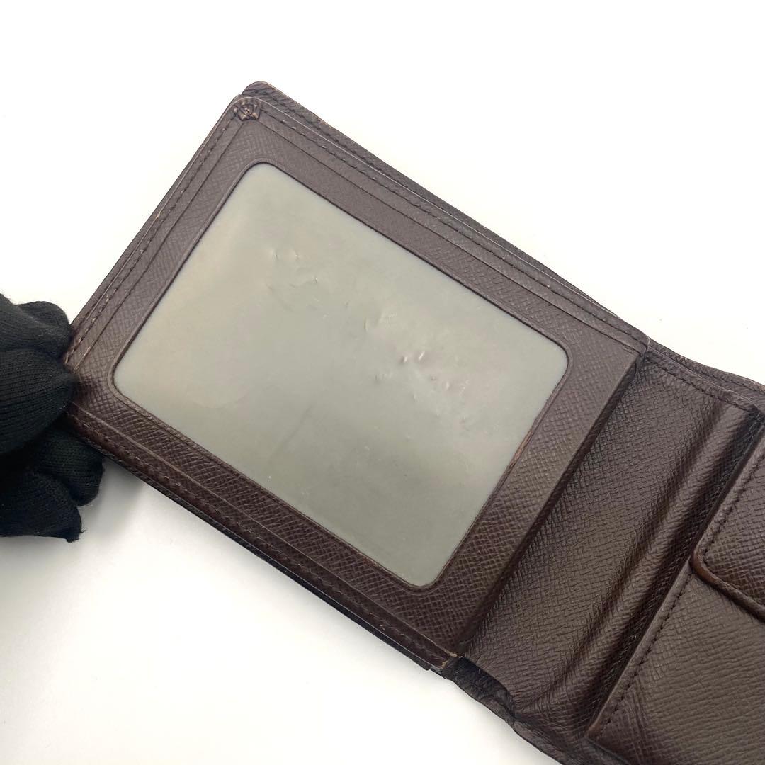 ルイヴィトン ダミエ ダミエ柄 ポルトフォイユ フロリン メンズ 二つ折り財布