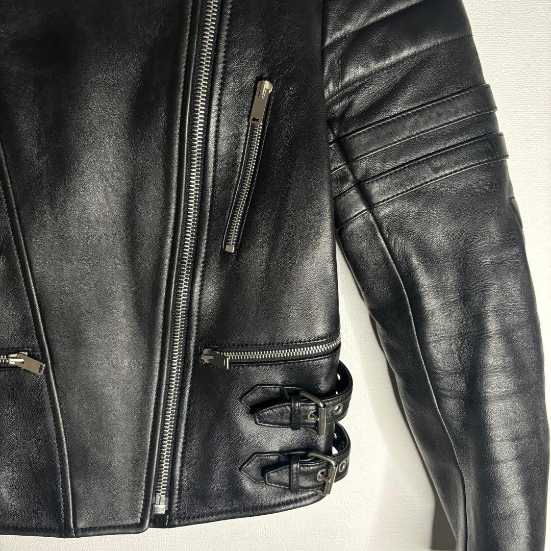 極美品 CELINE ライダース レザージャケット 36 フィービー期
