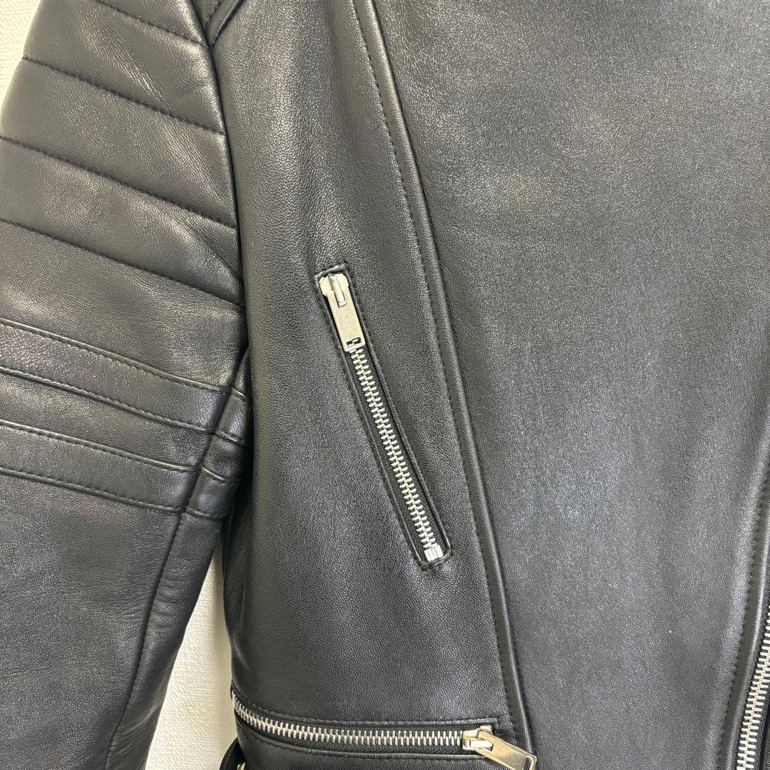 極美品 CELINE ライダース レザージャケット 36 フィービー期