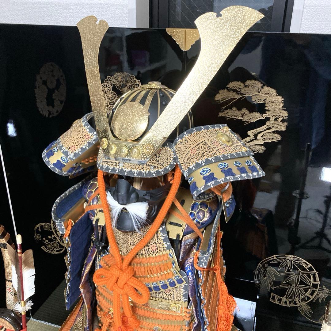 鎧兜のみ　稚児等身大鎧兜　五月人形　稚児鎧兜　着用鎧兜　景光作　1