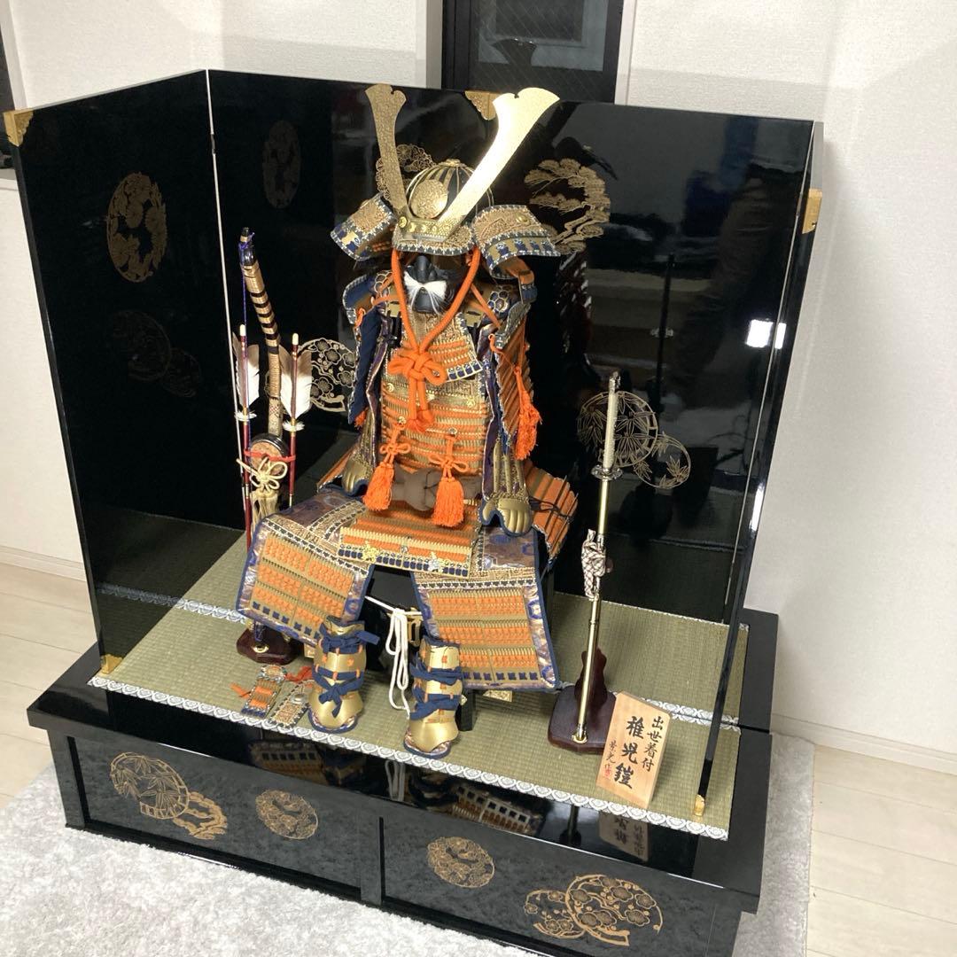鎧兜のみ　稚児等身大鎧兜　五月人形　稚児鎧兜　着用鎧兜　景光作　1