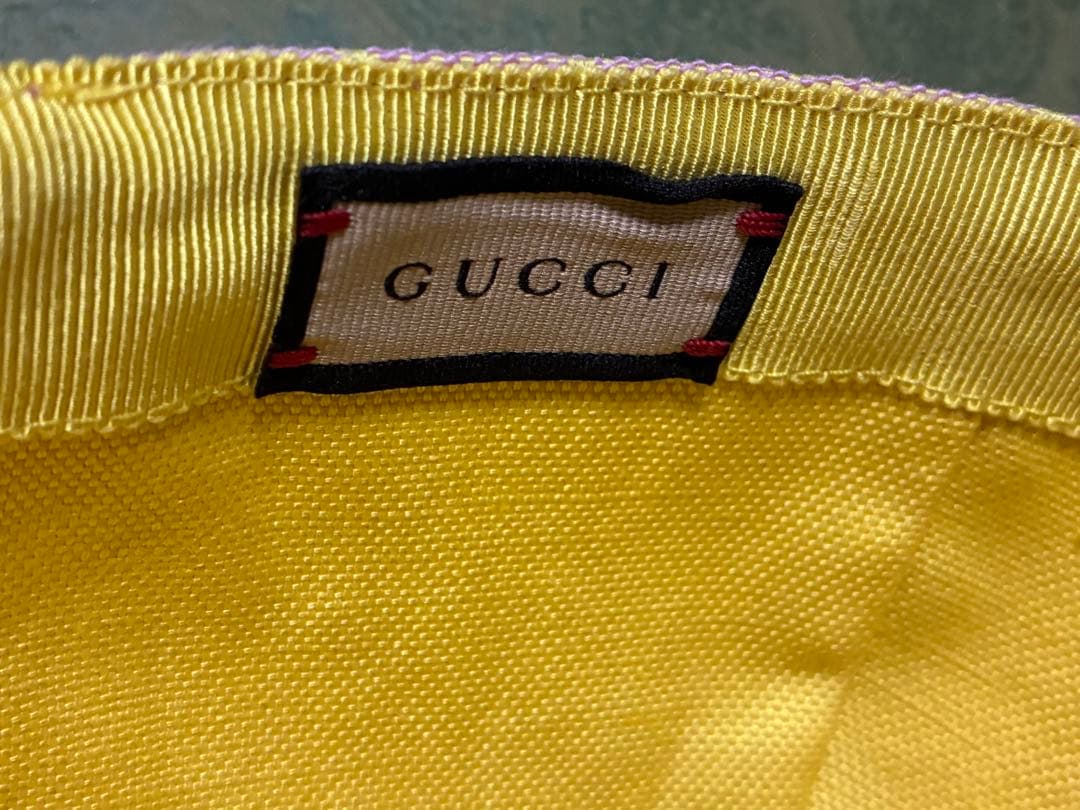 【新品】GUCCI グッチ キャップ ピンク Lサイズ