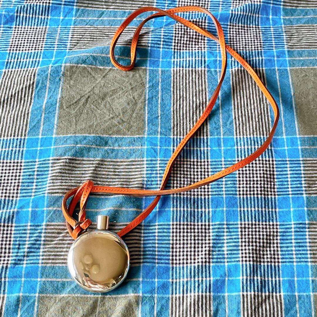 HERMÈS エルメス ヴィンテージ パフュームボトル シルバー ネックレス