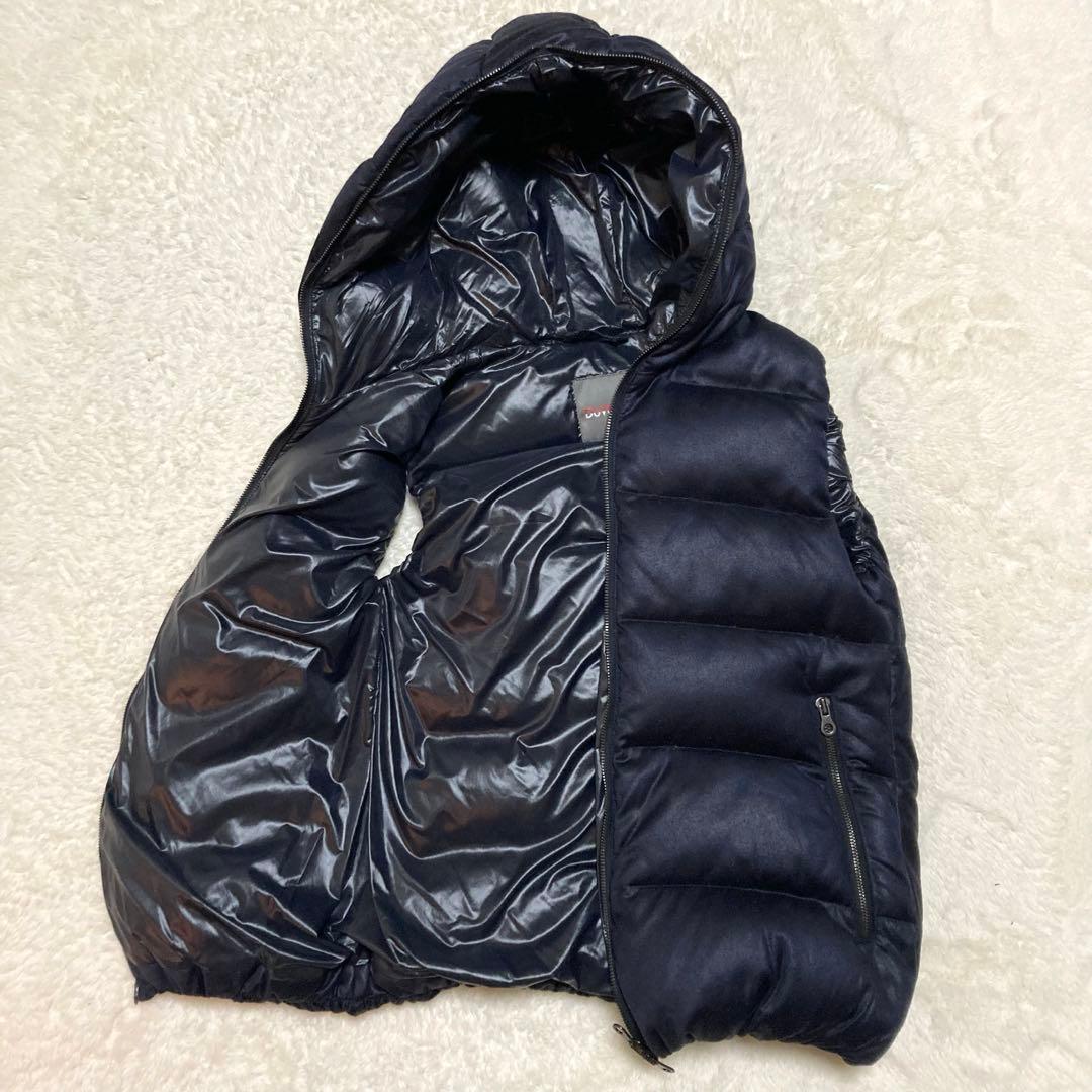 美品 デュベティカ FEBEDUE カシミヤ混 チェルッティ生地 ネイビー 40