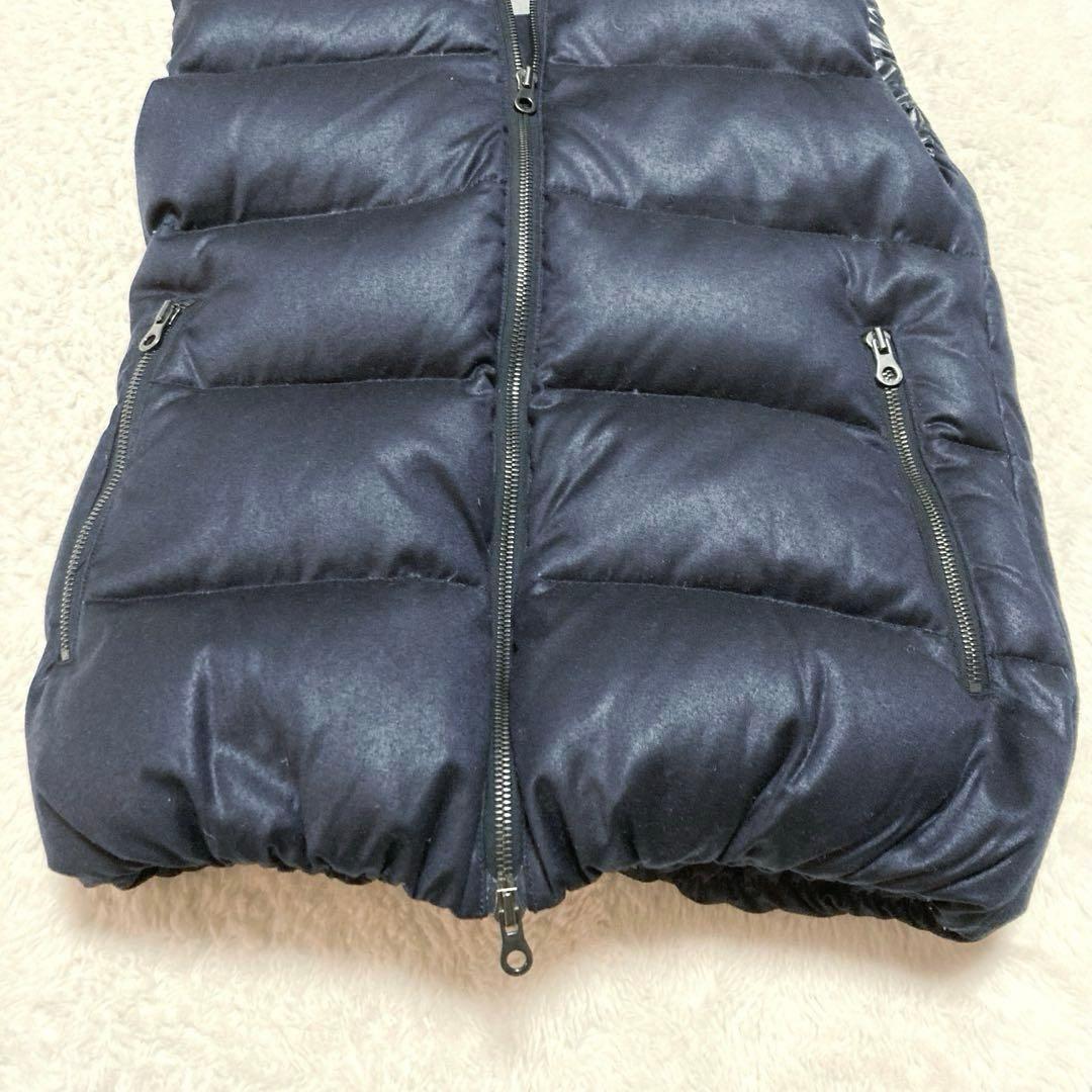 美品 デュベティカ FEBEDUE カシミヤ混 チェルッティ生地 ネイビー 40