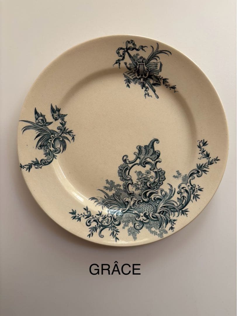 BFK（Boch Freres Keramis）　RÉGENT 　プレート