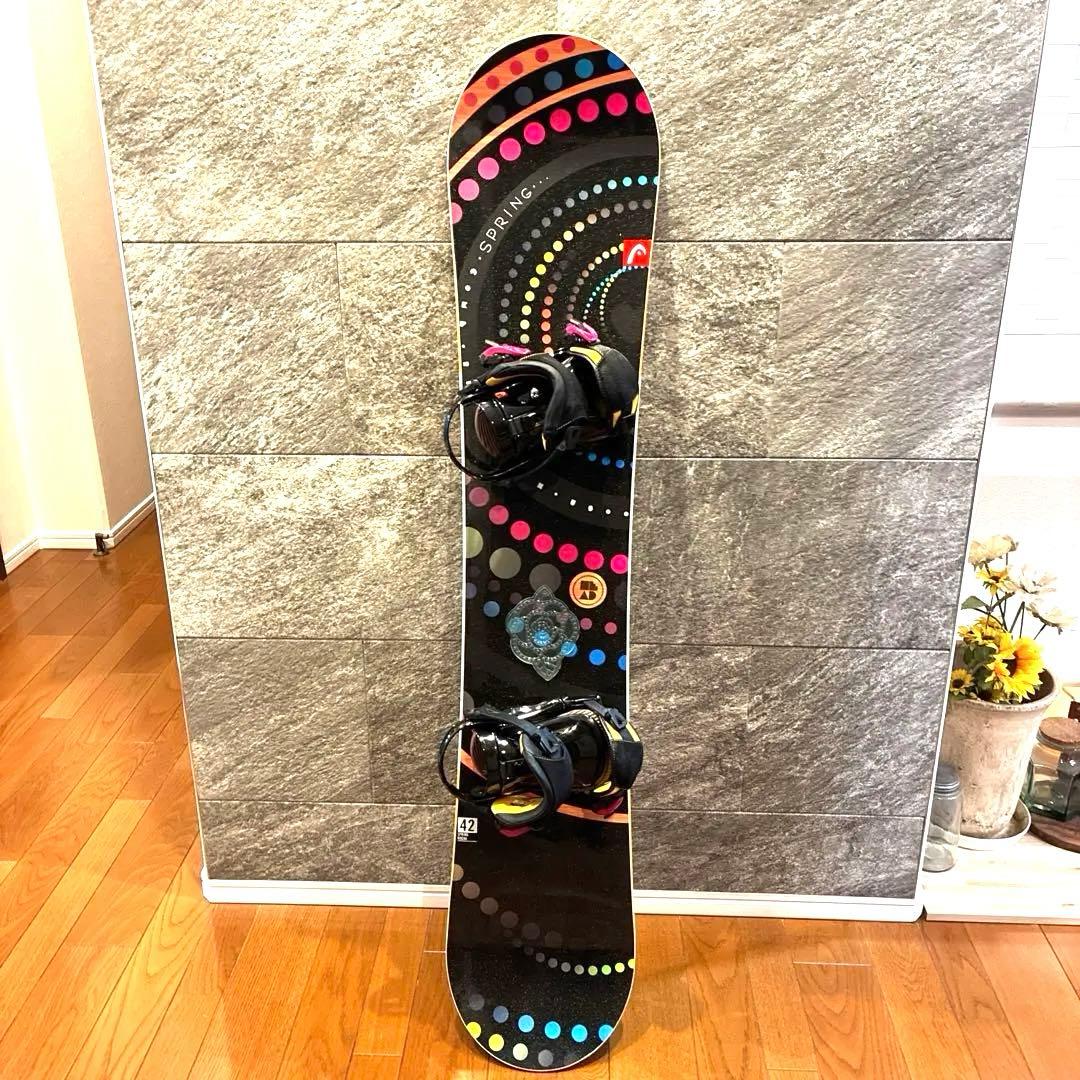 【美品】HEAD SPRINGモデル　ボード、ビンディングセット