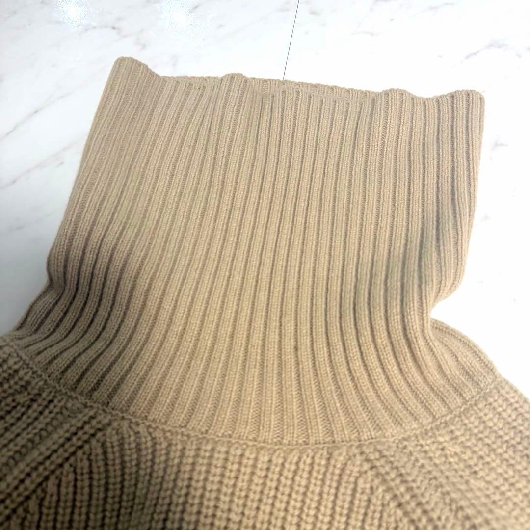 完売品✨️アニュアンス ウールカシミヤラグランタートルニットプルオーバー ベージュ