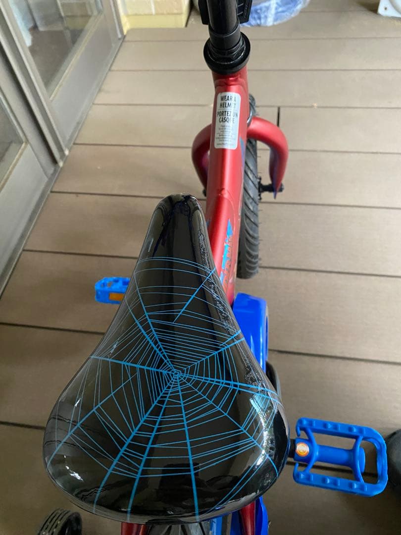スパイダーマン 12インチ　子供自転車