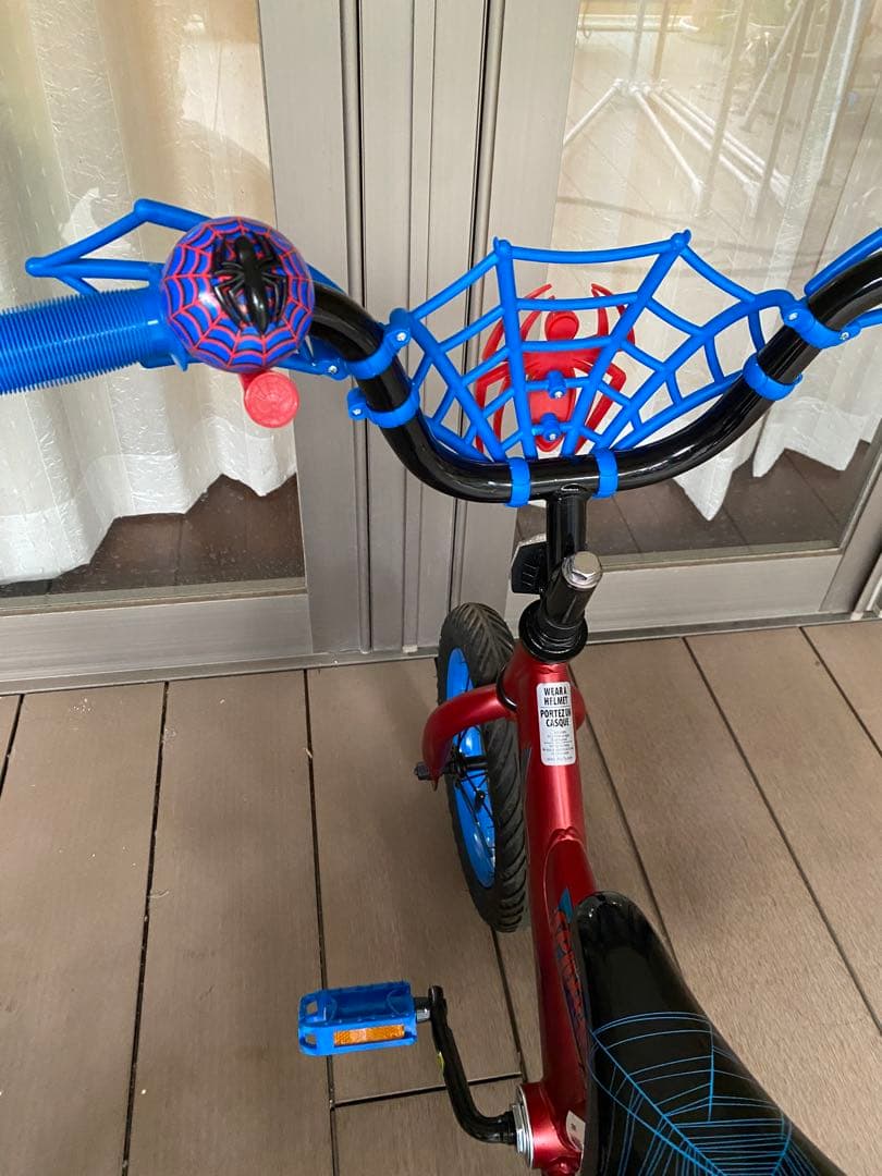 スパイダーマン 12インチ　子供自転車
