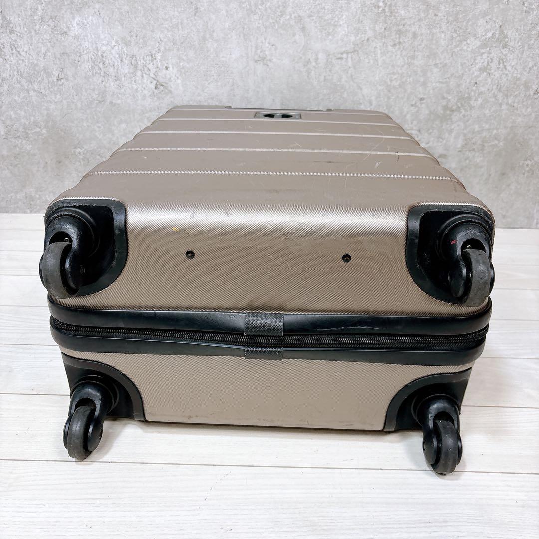 無印良品 MUJI バーを自由に調節できるハードキャリーケース 62L ベージュ