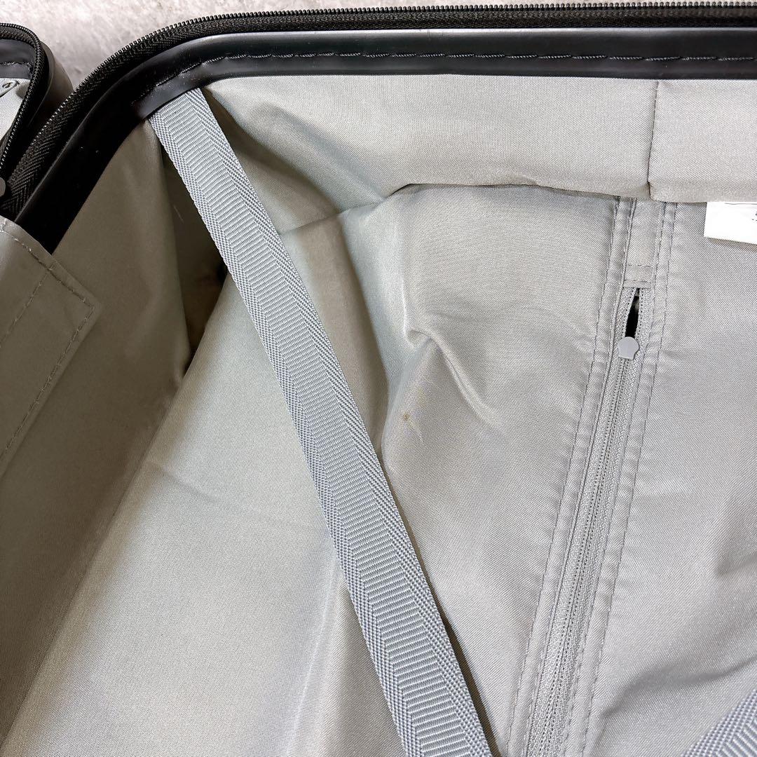 無印良品 MUJI バーを自由に調節できるハードキャリーケース 62L ベージュ