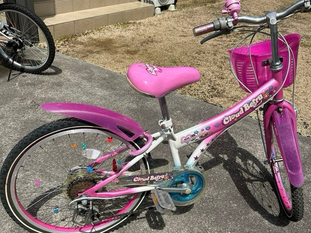 【タイヤ修理済】子供用自転車22インチ