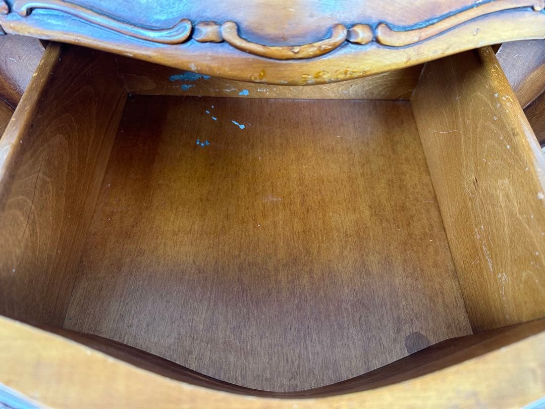 イタリア製 ナイトテーブル ロココ調 コンソール 管理No.※i4※