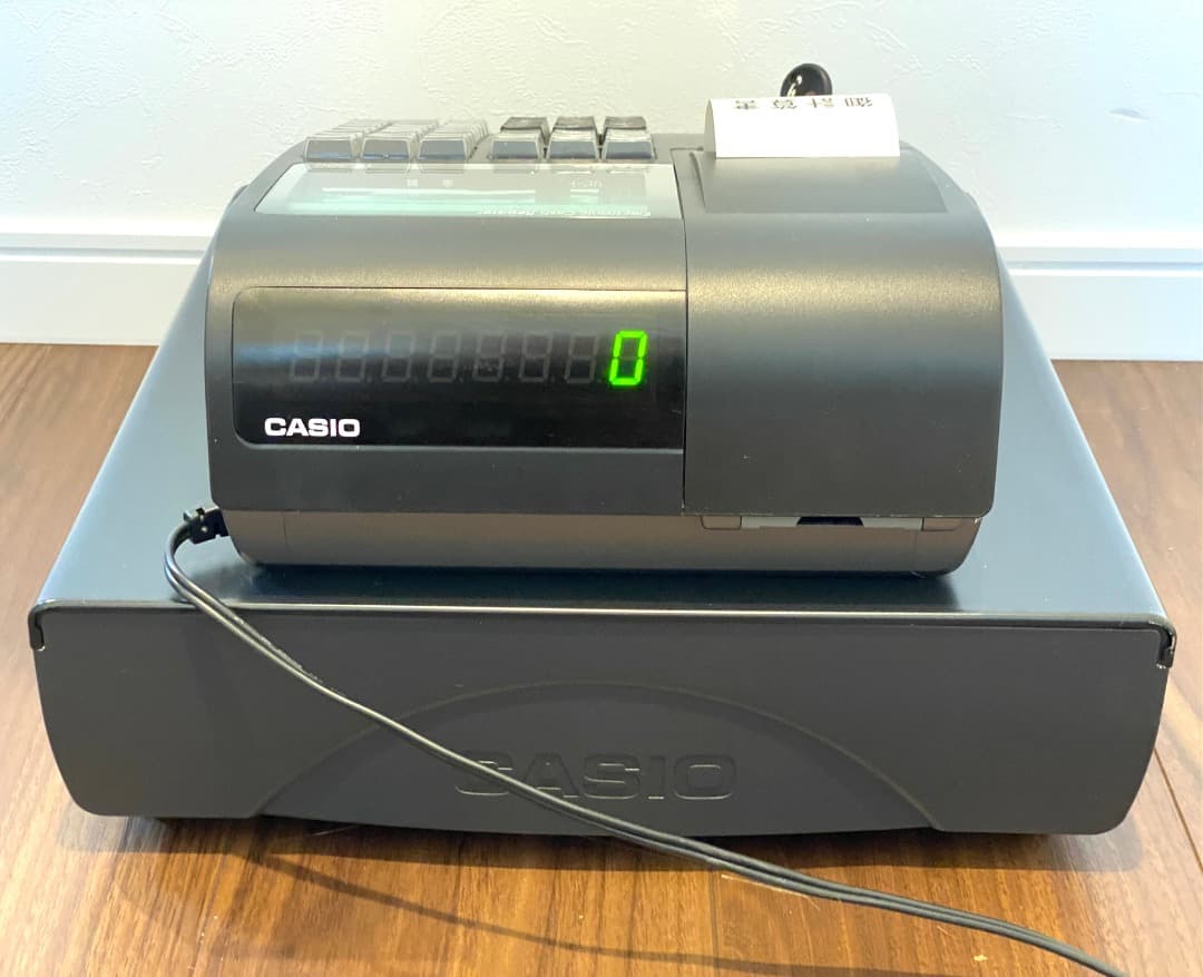 動作確認済み 初期化済み CASIO カシオ TE-300 電子レジスター