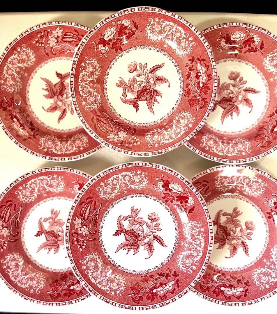 スポード　ピンクカミラ　プレート6枚セット