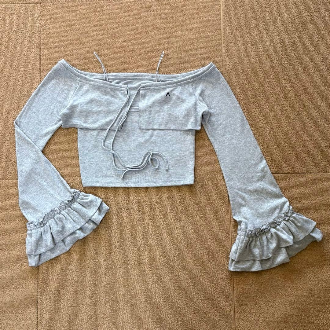 トップス andmary maddie mellow ribbon set