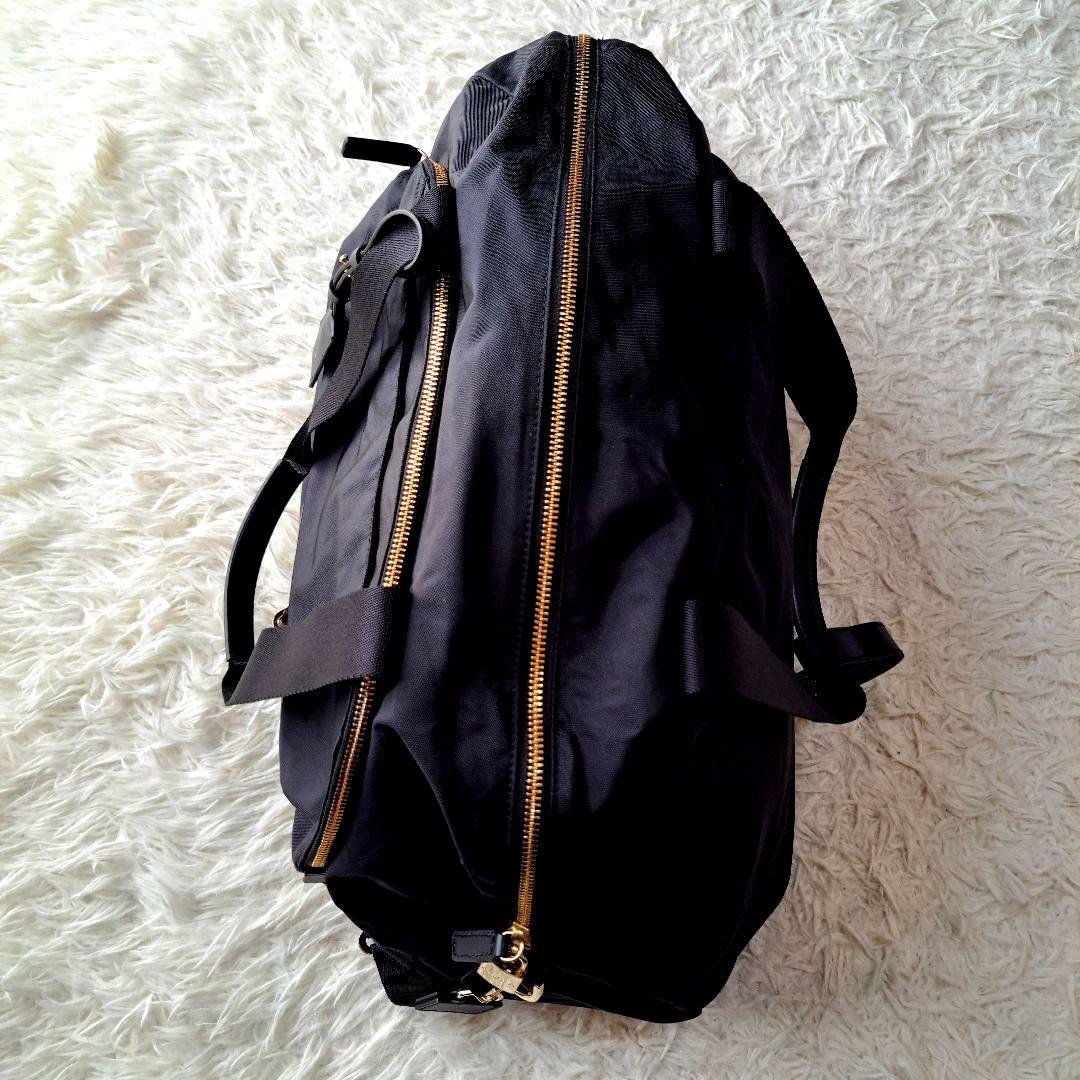 【極美品】【agnes b.】FT03‐03 2Wayボストンバッグ　チャーム付