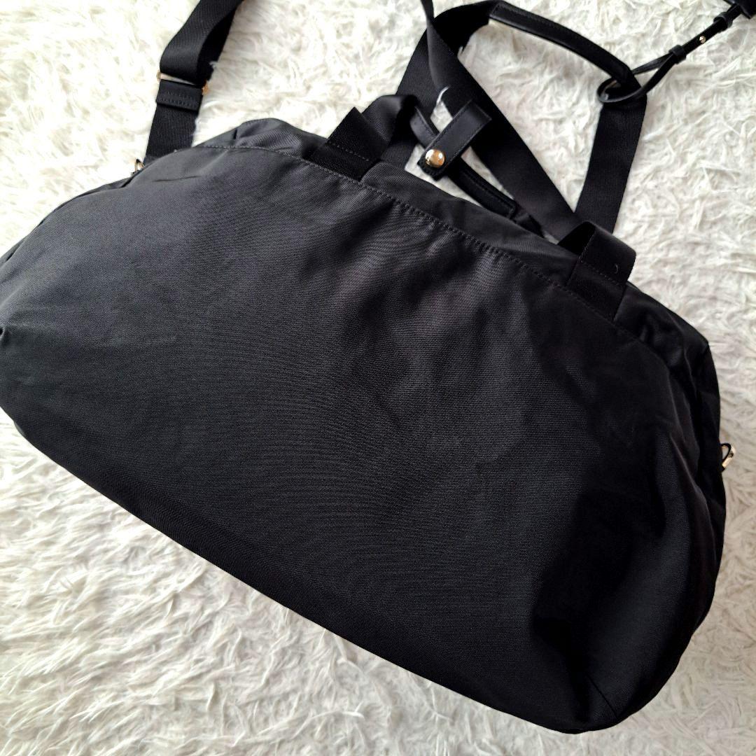 【極美品】【agnes b.】FT03‐03 2Wayボストンバッグ　チャーム付