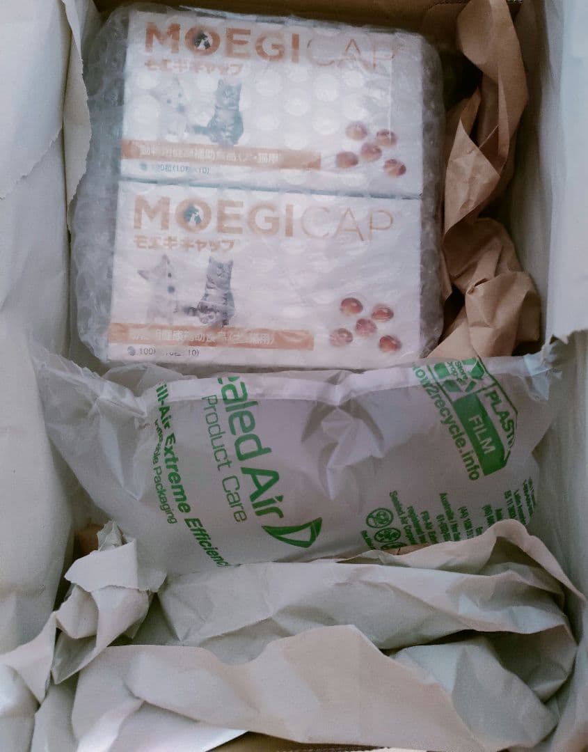【オマケつき】正規品*モエギキャップ 100粒2個 犬猫サプリメント*新品