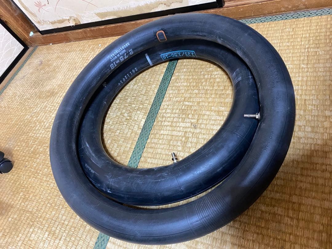 GN125H 前後ブロックタイヤ　チューブ等