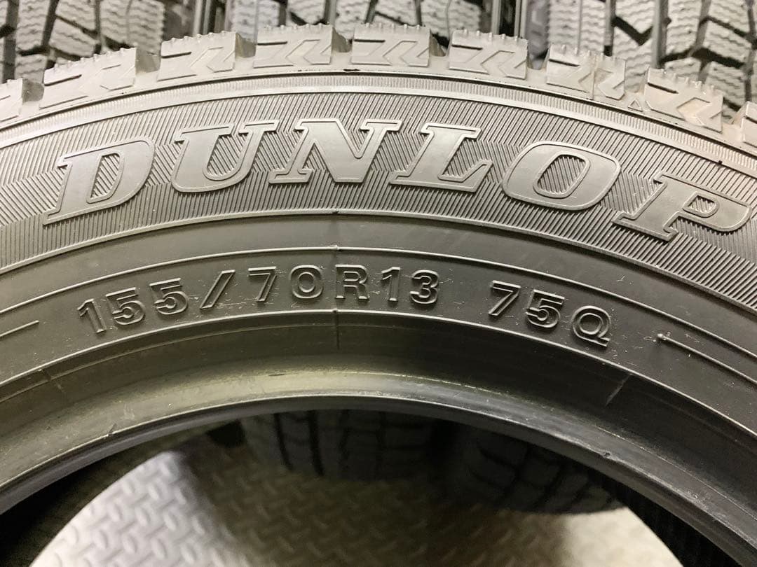 年末年始発送可能　155/70R13 スタッドレスタイヤ　ダンロップ　国産