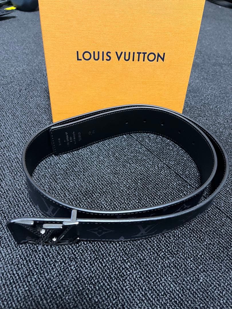 LOUIS VUITTON ブラック ベルト 85cm
