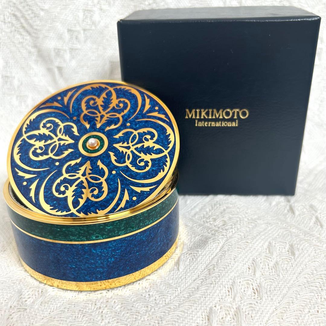 MIKIMOTO ミキモト ジュエリーケース 小物入れ　パールアクセサリーケース