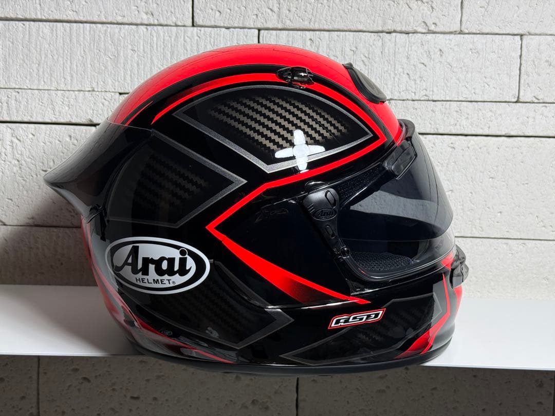 アライ(Arai) ASTRO GX SPINE レッド　（61.62センチ）
