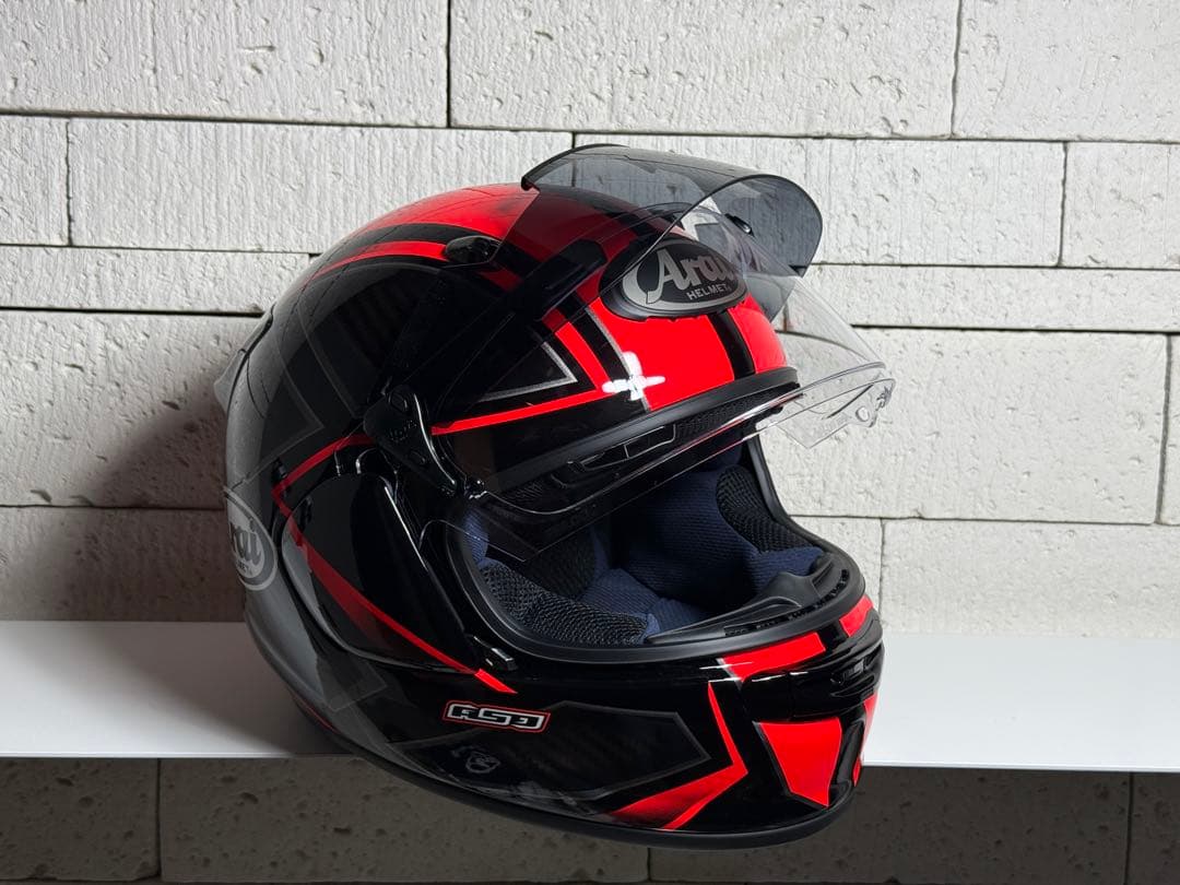 アライ(Arai) ASTRO GX SPINE レッド　（61.62センチ）