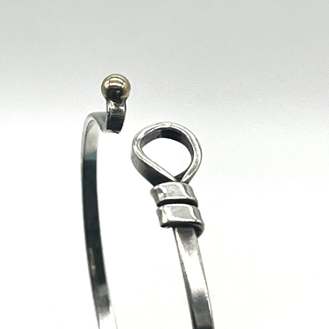 美品✨TIFFANY&Co. フック&アイ K14 シルバーブレスレット