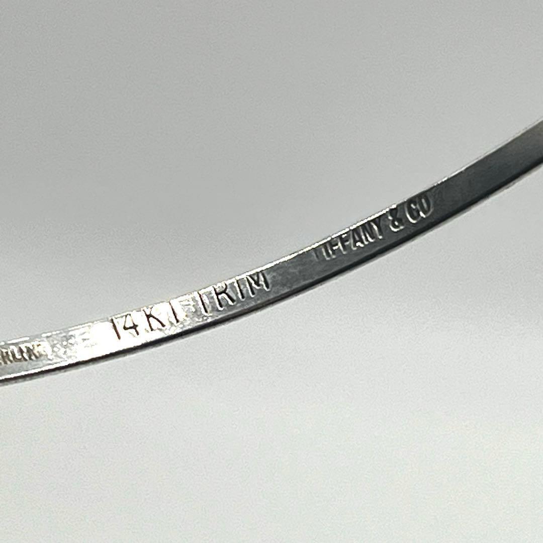 美品✨TIFFANY&Co. フック&アイ K14 シルバーブレスレット