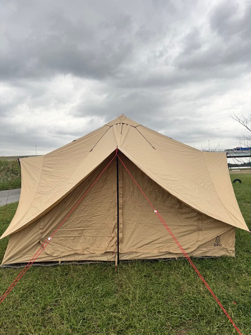 美品　DOD ツクツクベース(T8-780-TN) 未使用純正グランドシート付き