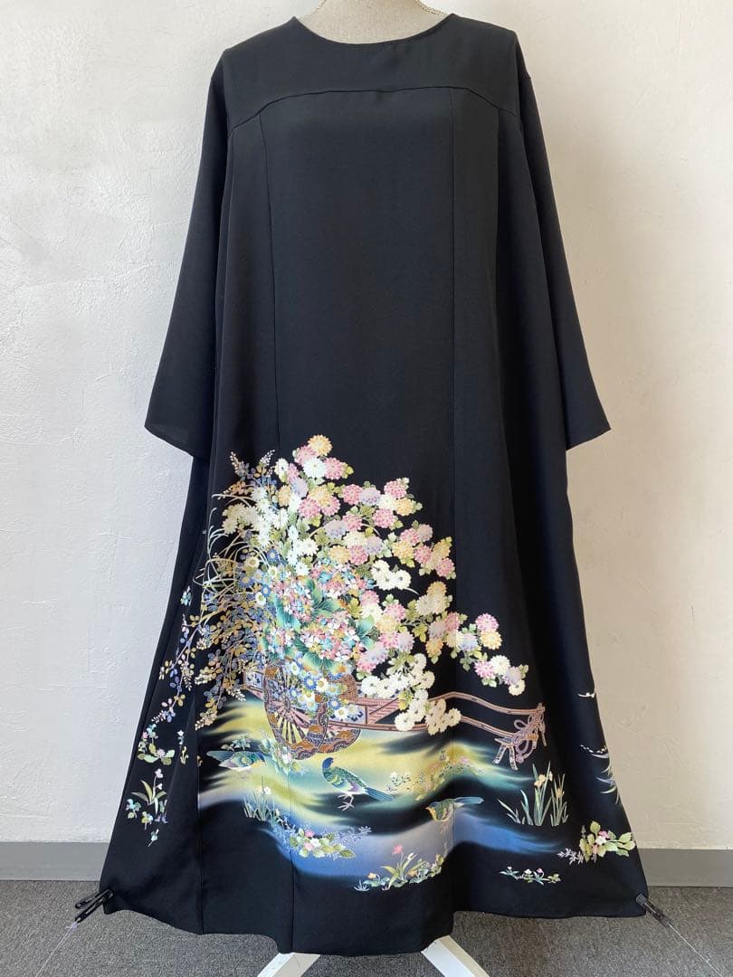 3261 着物　留袖　リメイク　ドレス　ワンピース