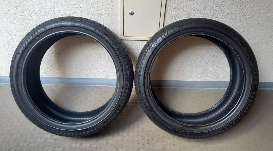 ①Radar レーダー Dimax R8+　2本 225/40R18　送料無料