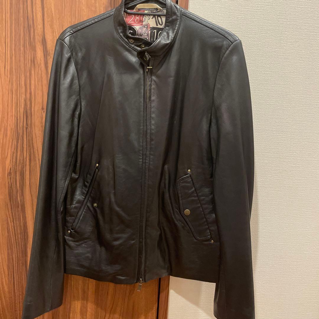 Paul Smith ポールスミス レザージャケット ラムレザー