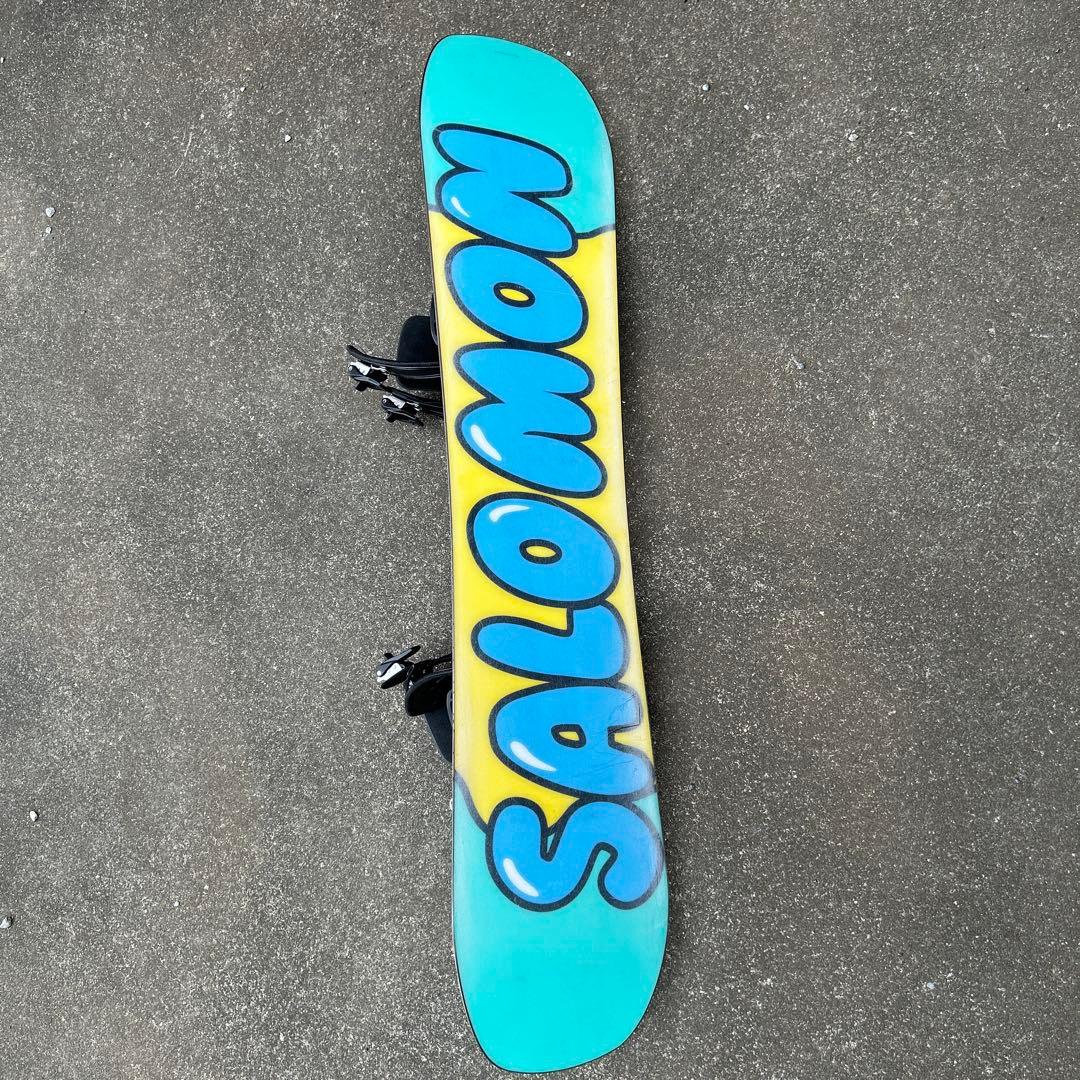 SALOMON ボード&ビンディング　リーシュコード　スノボバック　4点セット