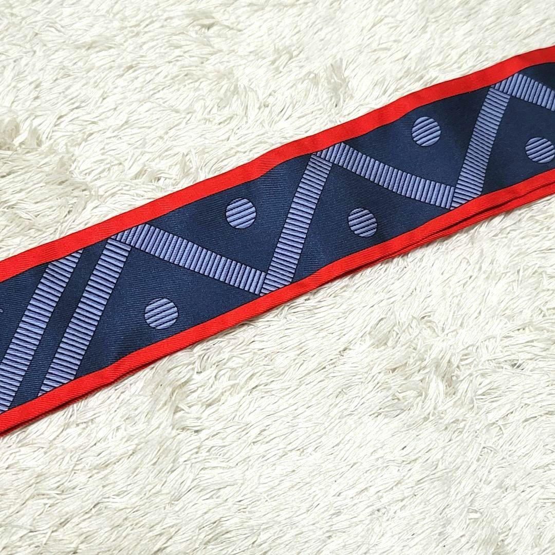 美品 HERMES エルメス ツイリー スカーフ シルク100％