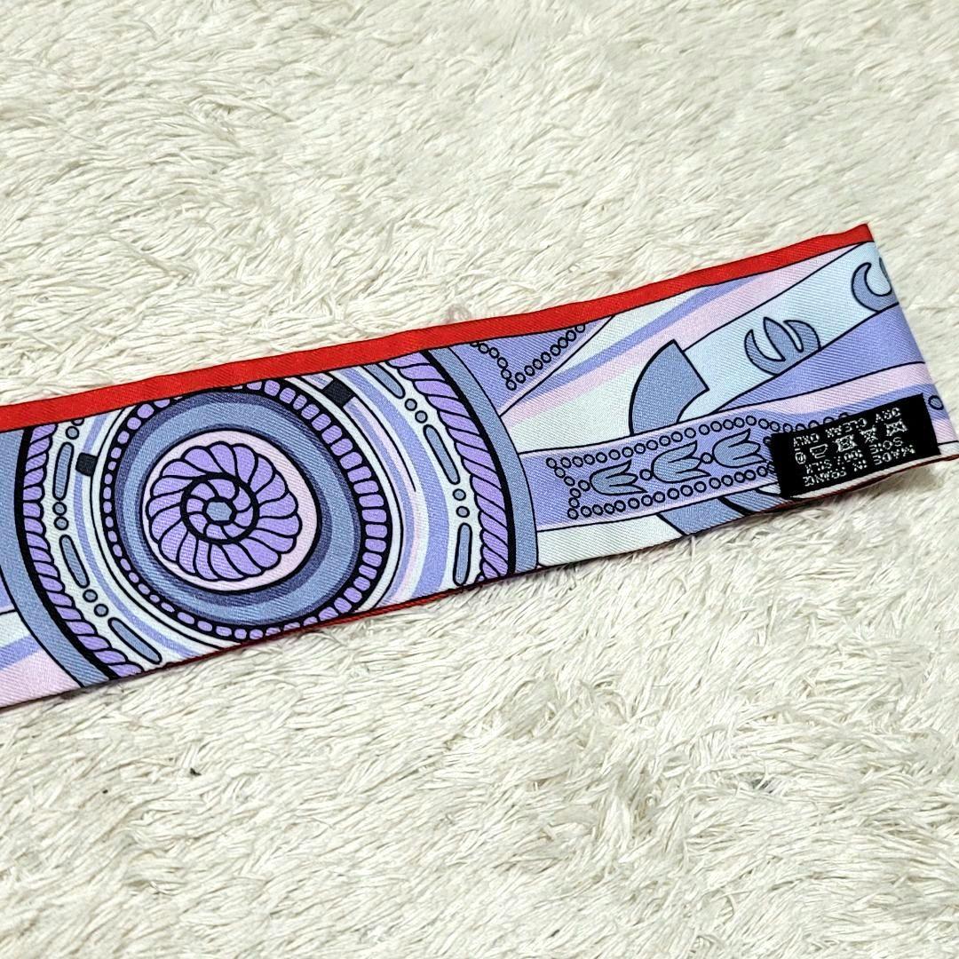 美品 HERMES エルメス ツイリー スカーフ シルク100％